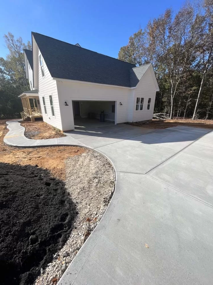 Concrete Driveway for Home in Rock Hill