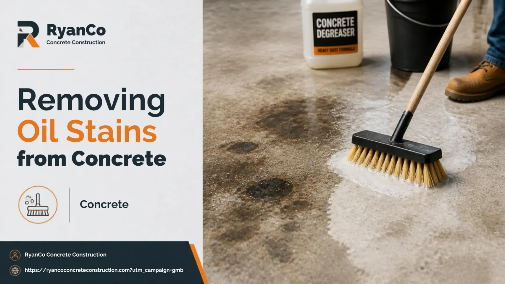 How to Remove Oil Stains From Concrete