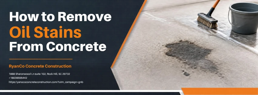 How to Remove Oil Stains From Concrete