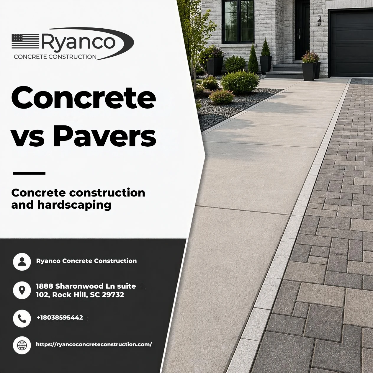 Concrete vs Pavers