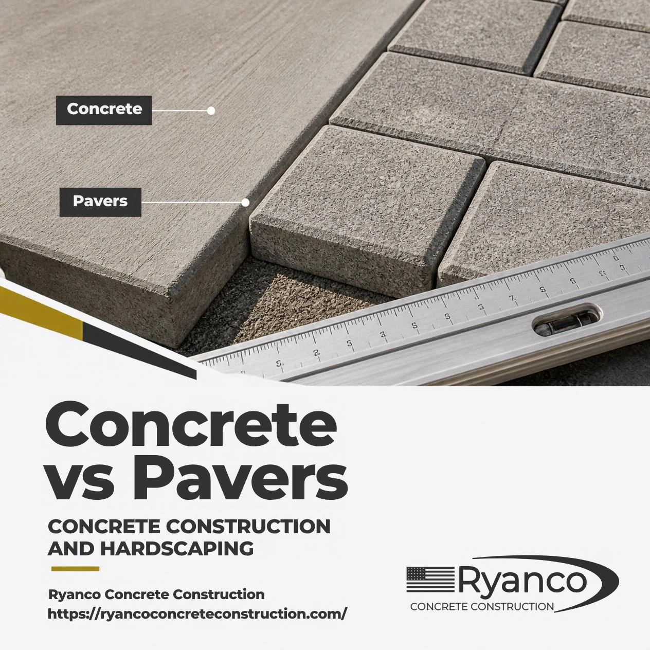 Concrete vs Pavers