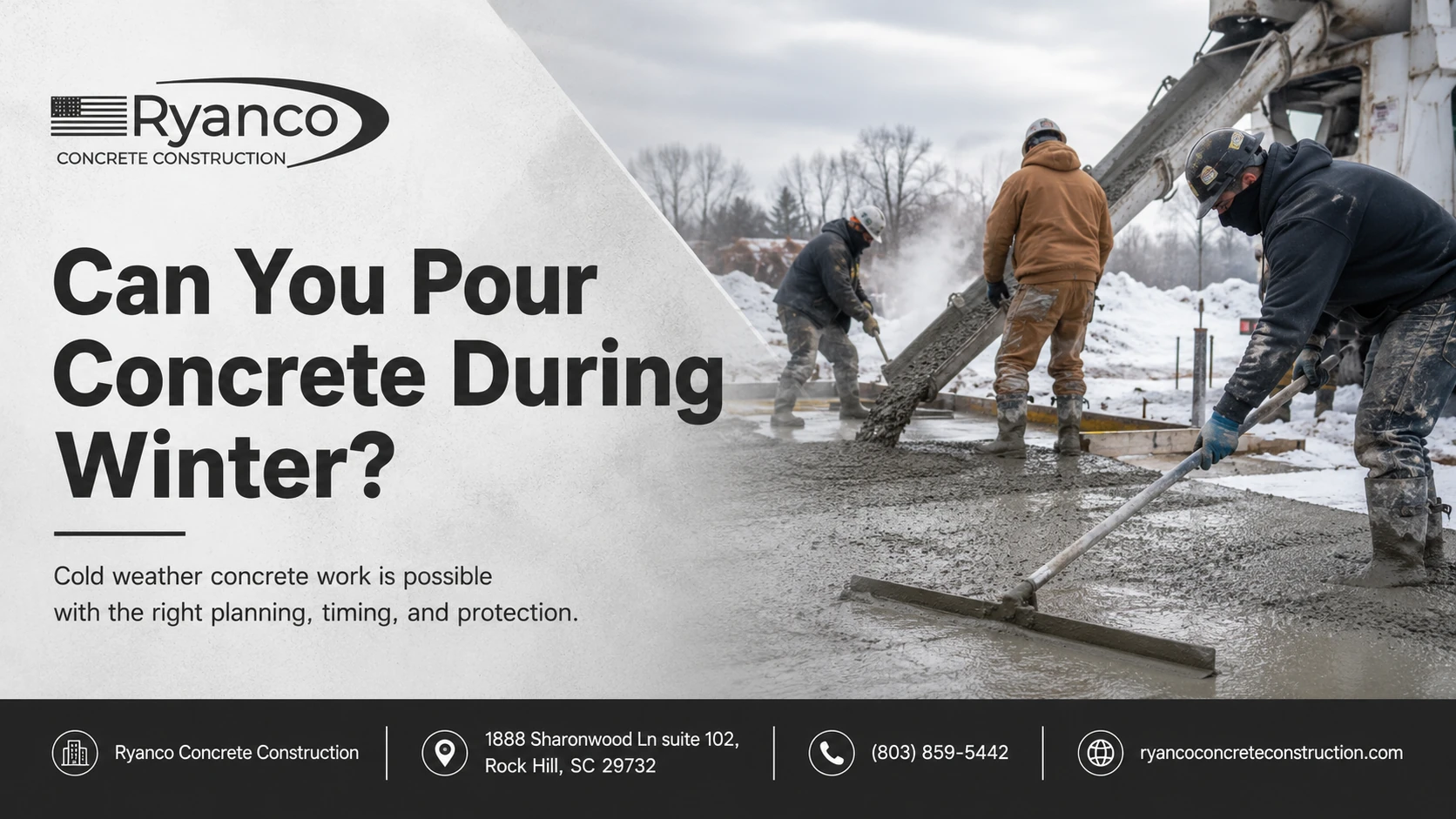 Can You Pour Concrete During Winter?
